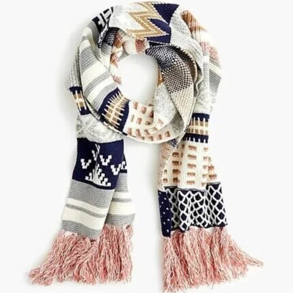 NWT J.Crew Extra thick and extra long scarf